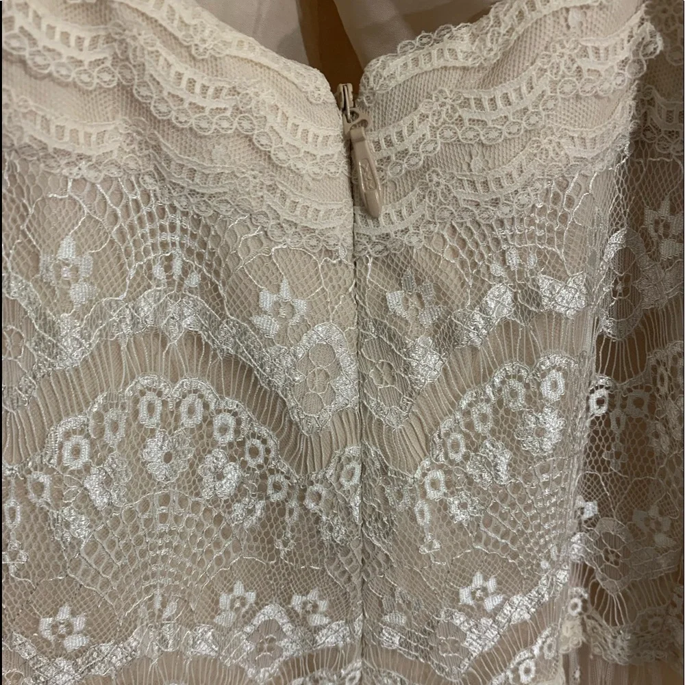 Galina Champagne Lace Wedding Dress size 18W - Picture 9 of 10